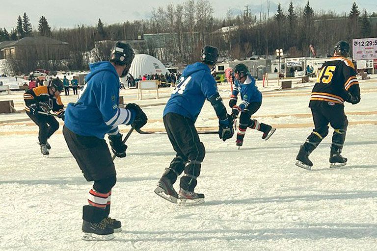 Crystal Cup Pond Hockey Challenge - Eco-Web Leafs